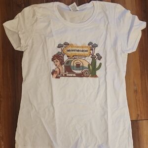 White Graphic Womens T-Shirt 💙5 For $25💙